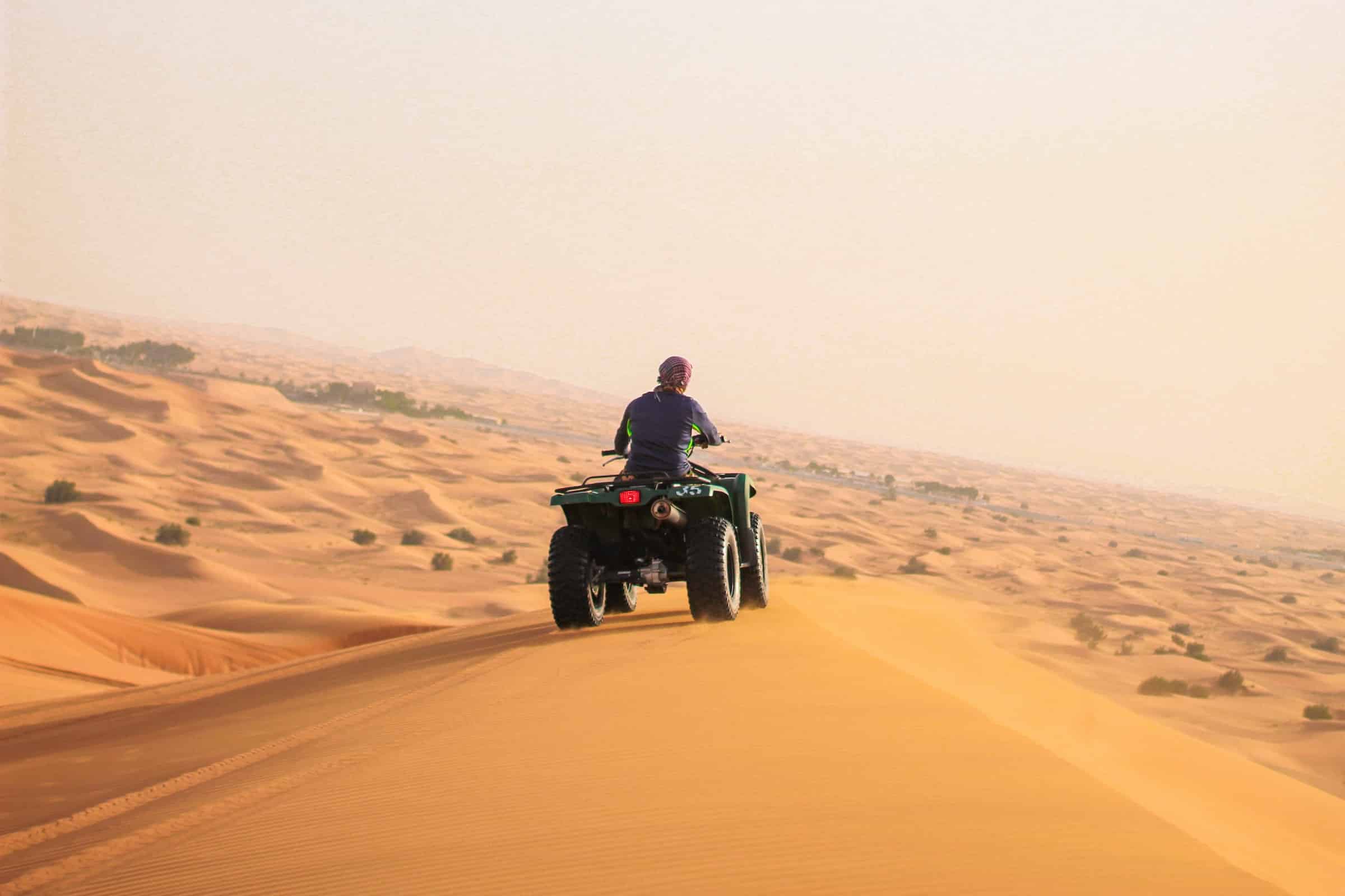 Oman quad woestijn