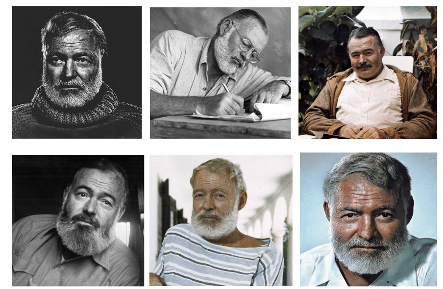Hemingway collage